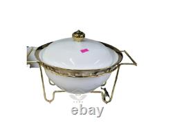 Chafing Deep Dish 2L Casserole Ceramic Bowl Food Warmer Kitchen Gift