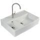 Chambord Clotaire III 1.5 Bowl Gloss White Ceramic Kitchen Sink & Waste