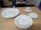 Churchill Hotelware, white plates, soup bowls, cups, saucers and small plates