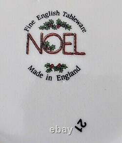 Churchill NOEL Fine English DINNERWARE Service for 4 -20 pc CHRISTMAS ENGLAND