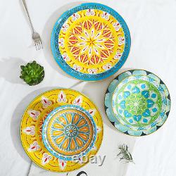 Dinnerware Set Plates Bowls Sets 12 Piece Ceramic Dinner Set Modern Kitchen