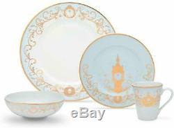 Disney Themed 16 Piece Ceramic Dinnerware Set Plates Bowls Mugs