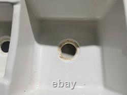 EX DISPLAY Rangemaster Rustic 1.5 Bowl White Ceramic Sink