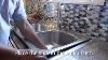 Easy Kitchen Granite Installation With Vima Decor Stainless Steel Sink Insert