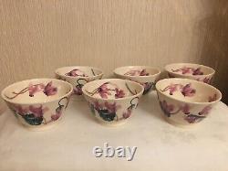 Emma Bridgewater six Autumn Cyclamen small bowls