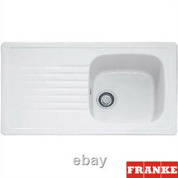 Franke Elba 1.0 Bowl Ceramic White Kitchen Sink ELK611