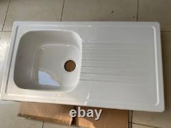 Franke Elba Elk611 Ceramic 1 Bowl Inset Kitchen Sink