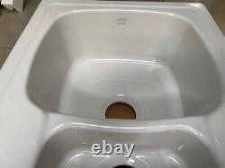 Franke Kitchen Sink Elba 1.5 Bowl Inset Ceramic Polar White