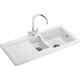 Franke Livorno Ceramic 1.5 Bowl Kitchen Sink White