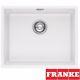Franke Sirius 1.0 Bowl White Tectonite Undermount Kitchen Sink SID110-50 WHT