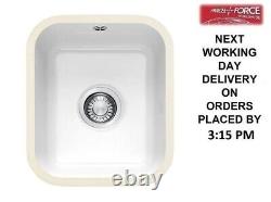 Franke VBK 110-33 Ceramic White 1.0 Single Bowl Undermount Sink + 50 Yr Warranty
