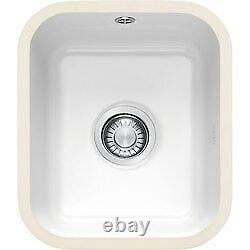 Franke V&B White Single Kitchen Sink Bowl Undermount VBK 110 33 Ceramic 126