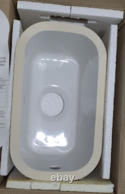 Franke by V&B 0.5 Bowl Undermount Ceramic Kitchen Sink VBK 110-21 White