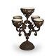 GG Collection Gracious Goods 22.5H Acanthus Epergne, 5 Ceramic Holders