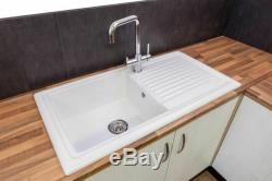 G Reginox RL304CW Ceramic Single Bowl Kitchen Sink White. Brand new in box