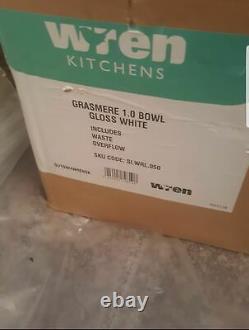 Grasmere By Wren Single Bowl Belfast/ Butler Style White Ceramic Sit In Sink