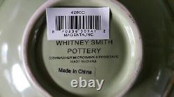 HTF Whitney Smith Pottery/ Magenta-Set/8 Lotus Flower Nesting Bowls-Celadon-NEW