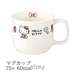 Hello Kitty Ceramic Kids Tableware Set Plate Cup Bowl Sanrio