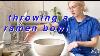How To Throw A Ramen Bowl On The Pottery Wheel Mae Ceramics