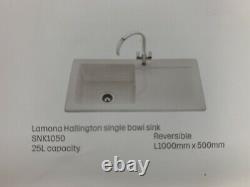Howdens Ceramic Single Bowl Lamona Hallington Sink