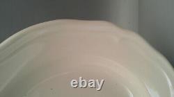 Ikea ARV White set six scalloped rim Pasta Soup Bowls