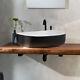 Irregular Ceramic Bathroom Cloakroom Hand Wash Basin Sink Tabletop Bowl with Waste