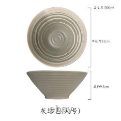 Japanese Ramen Bowl Large Size Household Bowl & Plate Tableware Set Ceramic Bowl