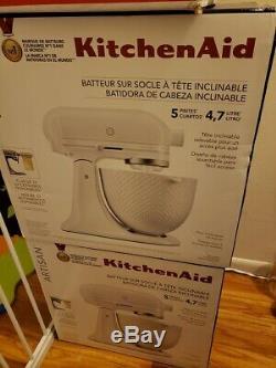 KitchenAid Artisan Stand Mixer with 5qt Ceramic Hobnail Bowl