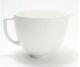 KitchenAid Hobnail White Ceramic Bowl 5-Quart in Factory Box