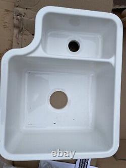 Kitchen Sink Ceramic 1 1/2 Bowl Undermount NEW
