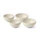 KwangJuYo Seashell Series Ivory Rice & Soup Bowl 4p Set Ceramic Korean Food