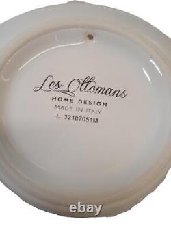 LES OTTOMANS Ceramic Bowl Plates Set Multicoloured 12/19/20/25cm NEW RRP185
