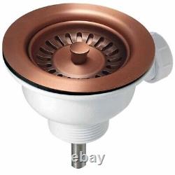 LSC Belfast 445 Compact 1.0 Bowl Fireclay Ceramic Kitchen Sink & Copper Waste
