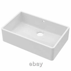LSC Butler 795 1.0 Bowl Fireclay Ceramic Kitchen Sink & Copper Waste