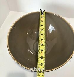 L'Objet Fortuny Papieo Blue and Gold Ceramic Bowl Large 12 Diameter X 6 Ht