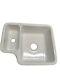 Lamona 1.5 Bowl Inset/undermount White Ceramic Sink