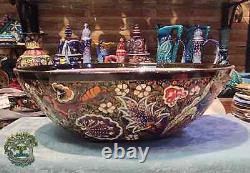 Large Ceramic Decorative Bowl Pasta Soup Fruit Cereal Salad Serving Bowl