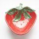 Large Ceramic Red Strawberry Serving Bowl Tender Heart Treasures
