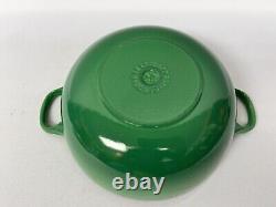 Le Creuset Casserole Soup Bowl Dish Cast Iron Green 22