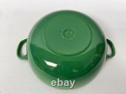 Le Creuset Casserole Soup Bowl Dish Cast Iron Green 22