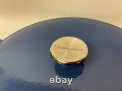 Le Creuset Large Casserole Soup Bowl Dish Cast Iron Blue 32