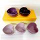 Le Creuset Mini Heart Bowl Purple Gradation 5Pcs Set Ceramic Tableware NEW