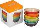 Le Creuset Rainbow Ceramic Cereal Bowl Set 460ml Pack of 6