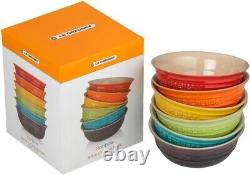 Le Creuset Rainbow Ceramic Cereal Bowl Set 460ml Pack of 6