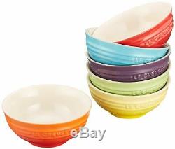 Le Creuset mini ball heat-resistant ceramics 6 pieces set Rainbow Collection