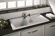Luna Ceramic Kitchen Sink Range Pure White Including Waste And Plumbing