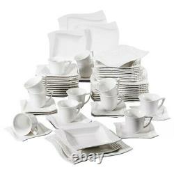 MALACASA Amparo 60X Ceramic Porcelain Dinner Set Plates Bowls Cups Tableware