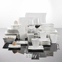MALACASA FLORA 42X Ceramic Porcelain Dinner Set Plates Bowls Cups Home Tableware