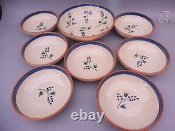 Molde Portugal Ceramic 8 Piece Pasta Bowl Set