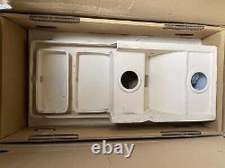 NEW Ceramic Sink in White Abode AW1004 1.5 Bowl Tydal Fireclay. REDUCED TO £125